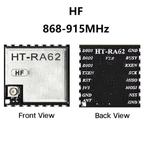 8X HT-RA62 LoRa Series Module SX1262 Secondary Development Supports LoRaWAN Protocol 868-915MHz 2