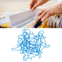 100PCS Dinosaur Shape Metal Paper Clips for Office, Home & School Blue