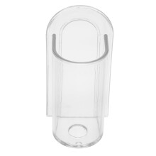 Wall Mounted Toothbrush Holder with Adhesive Bathroom Organizer Removable EasyClean Box for Electric Brushes