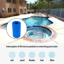15 Pack Pool Filter Sponge Cartridge for Type A Reusable Washable Hot Tub Cleaner Tool