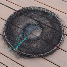 4X Armadilha de Isca de Pesca, Armadilhas para Lagostins, Gaiola de Mola, Portátil, Rede Fundida Dobrada, Armadilhas de Pesca, Acessórios de Pesca