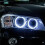 2Set Car Halo Angel Eyes LED Light H8 6W White Bulbs for  E90 E92 E93 E89 E60 E70 3