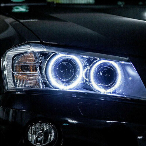 2Set Car Halo Angel Eyes LED Light H8 6W White Bulbs for  E90 E92 E93 E89 E60 E70 2