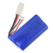 2X Batterie Lipo 7.4V 1500MAh pour FT009 FX067C HQ955 948 K959 HJ817 816 les Pièces de Rechange de Bateau de Vitesse Télécommandées Remplacent les