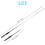 5X Antena de 27 Mhz 9 Polegadas um 51 Polegadas Telescópicas/Haste Antenas HT para Rádio Portátil/Portátil CB com Conector BNC 9