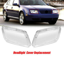 2 Paar  + Rechts für Bora  MK4 1999-2004 Auto Scheinwerfer Objektiv Deckel Scheinwerfer Lampenschirm Front Licht Shell Abdeckung