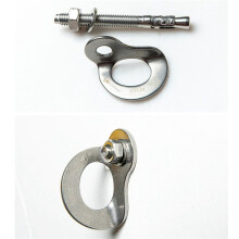 2X CAMNAL 25KN Mountaineering Rock Climbing Caving Bolt Hanger Plates for Permanent Anchor Point Equipment Outdoor