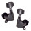 5X Stämningspinnar för Gitarr Tuner Machine Heads 3R3L Tuning Peg Machine  för Akustisk Elektrisk Gitarr, Svart 8