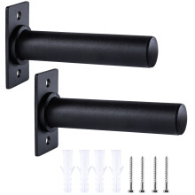 GYM MASTER Pair of 2" Wall Mounted Olympic Weight Plate Storage Rack Holders Fitness Home