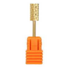 Carbide Nail Drill Bit Gold 3/32 Inch for Acrylic and Gel Nails Electric Nail File Manicure Pedicure