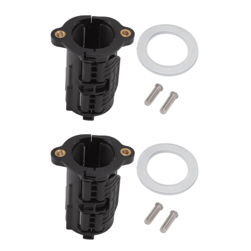 2 Sets Faucet Nut Fastener Kit for 32mm Pipes - Easy Quick Release Assembly 1