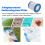 12Pcs Pool Filter Cartridges 89x79x45Mm Replacement Swimming Pool Filter for Pool Filter Pump Cleaner 5