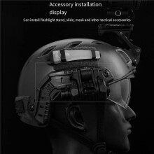 12X for FAST Helmet Rail Accessories Multifunctional DIY for CS Protective Gear Arc Portable Helmet Rail Accessories, C1