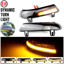 4x Dynamic Blinker Turn Signal LED Mirror Light Indicator Compatible with 5 - MK5 B6 B5.5