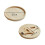 2X Round Foldable Wooden Sofa Clip  Side Table for Wide Couches Arm,Armrest Table for Eating/Drinks/Snacks/Remote 7