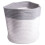 2X Cotton Rope Storage Baskets Bin Storage Square Organizer Foldable Decorative Woven Basket with Handles, D 9