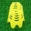 20Pcs  Mat Tees, Simulator Tees,Practice  Tees for Driving Range,Home  Tees for  Training,Yellow L 4