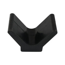 2X V-Style Boat Trailer Bow Stop Block Trailer Rubber Bow Stop Non Marking Mounting Hole 2 Inch Width 4 Inch V-Span