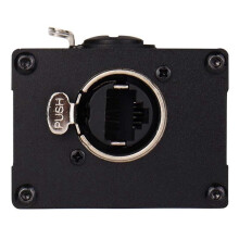 2X 4-Kanaals Audio/DMX Via Netwerkkabelverlenger 3-Pins XLR Audio- en DMX512-Netwerksignaalverlenger Vrouwelijk