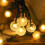 2X 8 Modes Solar Light Bulbs Crystal  5M LED String Lights Fairy Lights Garlands 2