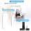 2X Tuya Zigbee Door Window Sensors Wireless  Life Magnetic Door Sensor APP Remote Control 8