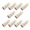 20PCS Leather Finger Protector Finger Thimble Guards Tools for Hand  Jewelry Making,Creamy-White 3