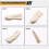 20PCS Leather Finger Protector Finger Thimble Guards Tools for Hand  Jewelry Making,Creamy-White 8