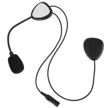 2X Auriculares Casco Impermeable Moto Auriculares 2 Pin PTT Motocicleta Auriculares para Radios de Dos Vías