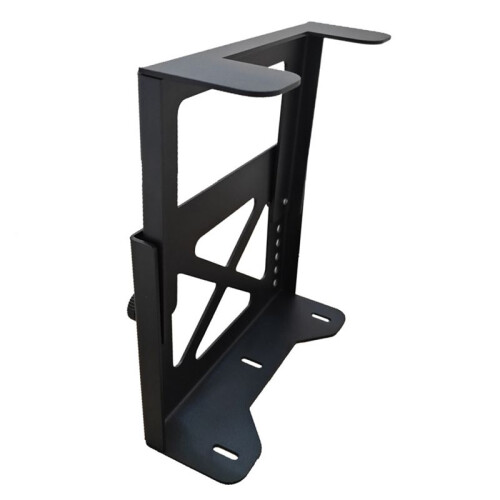 4X Adjustable Under Desk PC or NAS Mount Bracket Holder Compatible with NAS,CPU,UPS,Small Form Factor Desktop Tower 2