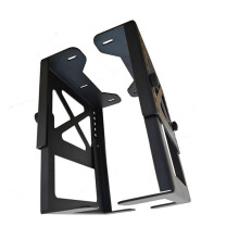 4X Adjustable Under Desk PC or NAS Mount Bracket Holder Compatible with NAS,CPU,UPS,Small Form Factor Desktop Tower