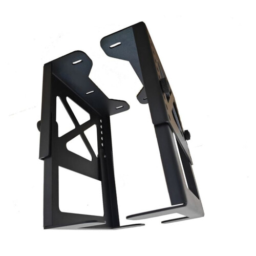 4X Adjustable Under Desk PC or NAS Mount Bracket Holder Compatible with NAS,CPU,UPS,Small Form Factor Desktop Tower