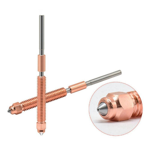 4x para    Kit de Bico de Troca Rápida Design de Aço Temperado para Impressora 3D    2PC 0,4 mm 1