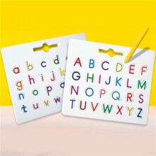 4Pcs Magnetic Alphabet Trace Board Double Sided Upper & Lower Case Letters Writing Practice Kids Learning Toy