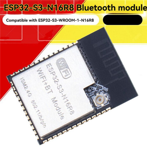 2X ESP32-S3-N16R8 Wireless Module ESP32-S3-WROOM-1 Dual-Core WiFi+Bluetooth5.0 Module for IoT Wireless Applications