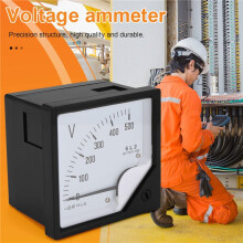 2X 6L2 Voltmeter AC 500V Pointer Type Voltage Meter Mechanical Header