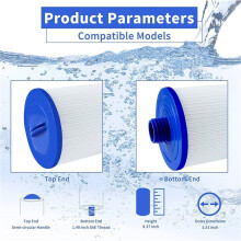 2X 6CH-940 Filter for Spa Hot Tub Replacement Filter, Compatible with PWW50, FC-0359