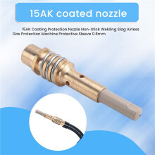 42-Teiliges 15AK-Beschichtungsschutz-Düsenset, Antihaft-Schweißschlacke, Airless-Gasschutz, Maschinenschutzhülse, 0,8 mm