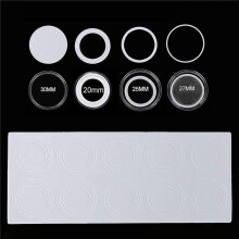 4 Set 30 mm Coin Capsules Ps Round Coin Holder Case and 6 Sizes (19/20/22.25/25/27/30mm) Protect Gasket