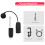 3X Violin Wireless Microphone Musical Instrument Microphone Stage Performance Audio Receiver and Transmitter Short Clip 2