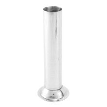 9Pcs Stainless Steel Sausage Stuffer Filling Tubes Funnels Nozzles Spare Parts Filler Tube, Base Diameter:58mm