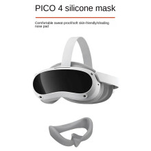 3X Almohadilla Ocular para 4 Reemplazo de Silicona Máscara Facial Estuche Protector Máscara Antisudor Accesorios para Gafas VR (Gris)