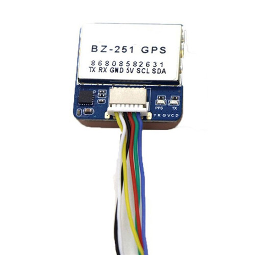 2X BZGNSS BZ-251 GPS Dual Protocol för FPV Flight Control Fixed-Wing Utom Kontroll Retur Räddningsdrönare Delar 1
