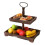 Dessert Stand Double Layer Cake Tray Dessert Decoration Tray Display Stand,Washed White 1
