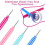 Paper Quilling Tools 48 Pcs Quilling Paper Slotted Tools Kit 4 Colors Rolling Multi-Function Needle Pen for Paper Flower 2