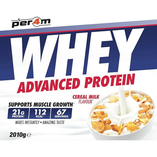 PER4M Whey Protein Powder 2kg Cereal Milk 2010g 2