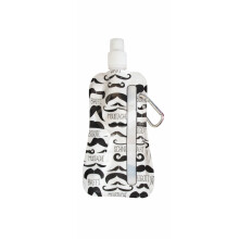 Collapsible Sports Water Bottle - Moustache