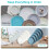 Dish Drying Rack, Arcylic Dish Drainer, Large Capacity Storage Space Saver, Single Tier Dish Holder, 5Grids 6