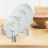 Dish Drying Rack, Arcylic Dish Drainer, Large Capacity Storage Space Saver, Single Tier Dish Holder, 5Grids 9