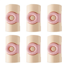 Bed Sheet Clips 6PC NonSlip Sheet Holders Donut Cylindrical Mattress Grippers Creamy Color