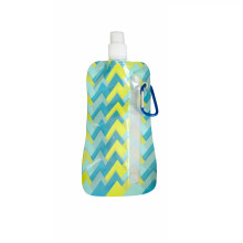 Collapsible Sports Water Bottle - Zigzag